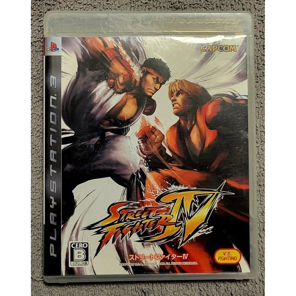 SONY PLAYSTATION 3 PS3: STREET FIGHTER IV (Japanese),CIB, MANUAL, FAST SHIPPING